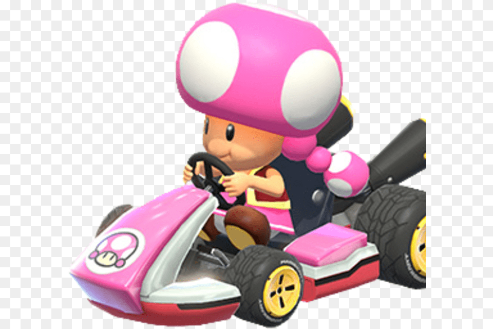 Mario Kart 8 Deluxe Toadette, Vehicle, Transportation, Wheel, Machine Free Png Download