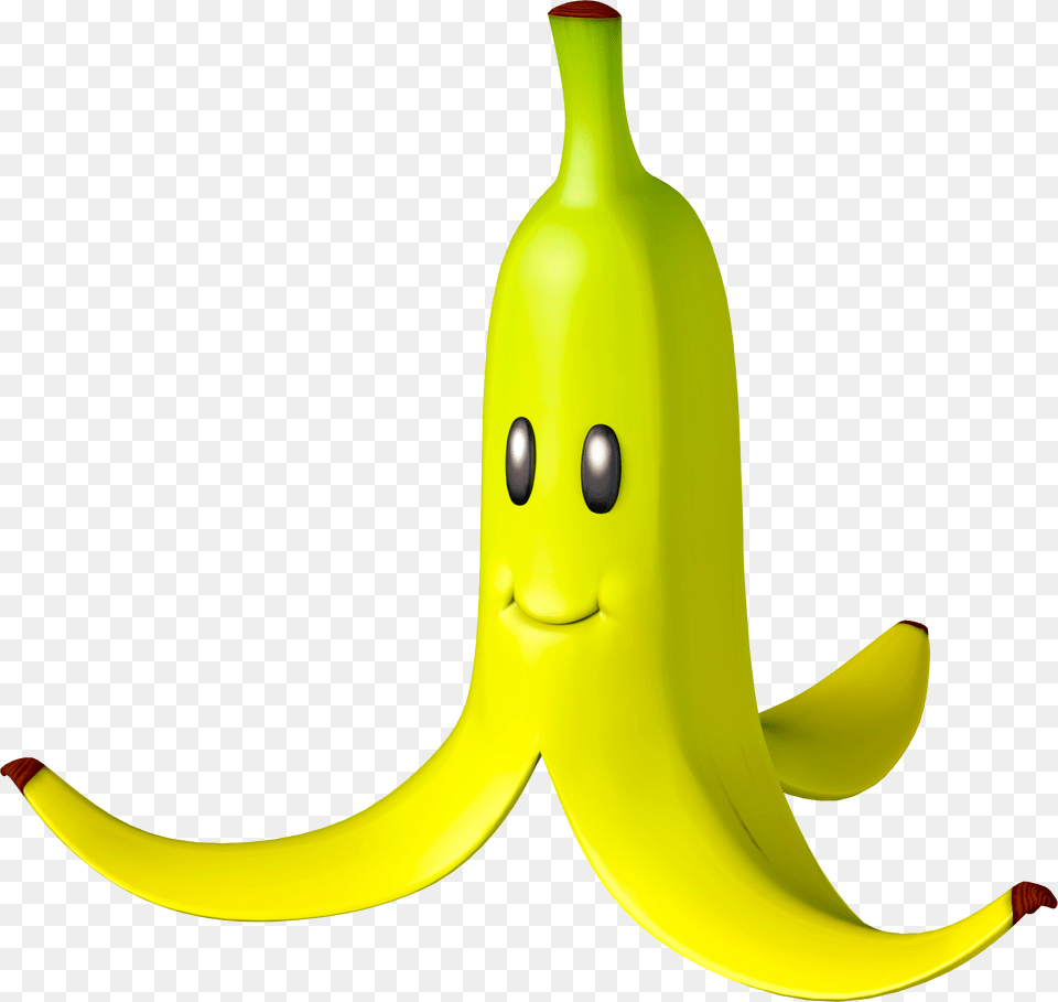 Mario Kart Banana, Food, Fruit, Plant, Produce Free Png