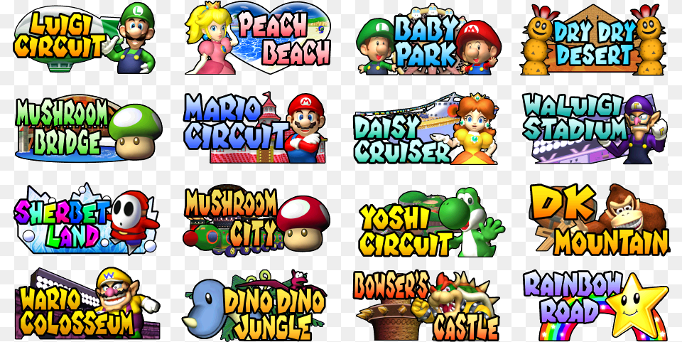 Mario Kart Double Dash Characters, Person, Baby, Game, Super Mario Free Png