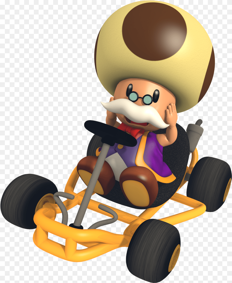 Mario Kart Double Dash Toadsworth, Vehicle, Transportation, Baby, Person Free Png