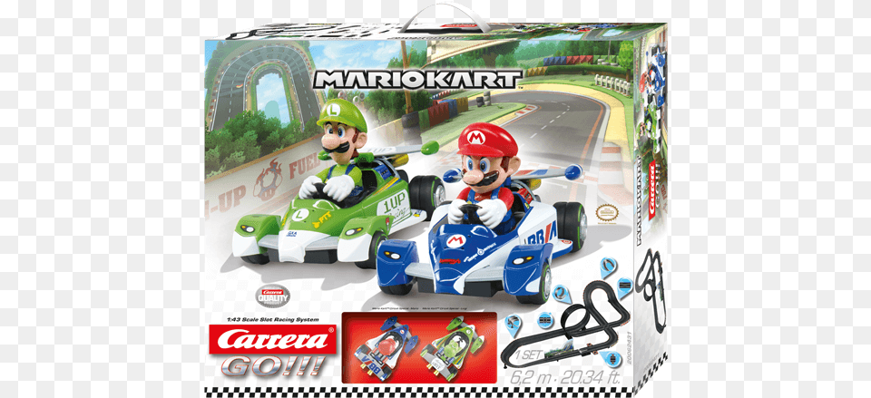 Mario Kart Mario Kart Carrera Go, Vehicle, Transportation, Person, Baby Free Png