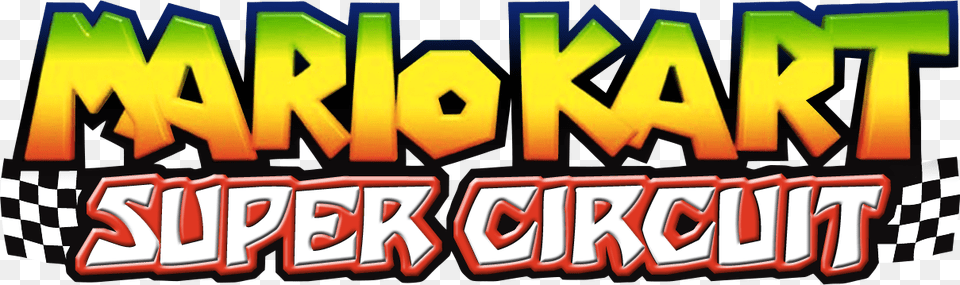 Mario Kart Mario Kart Super Circuit Logo Free Transparent Png