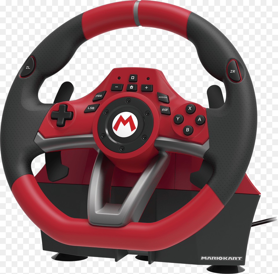 Mario Kart Racing Wheel Pro Deluxe For Nintendo Switch, Steering Wheel, Transportation, Vehicle, Machine Png Image