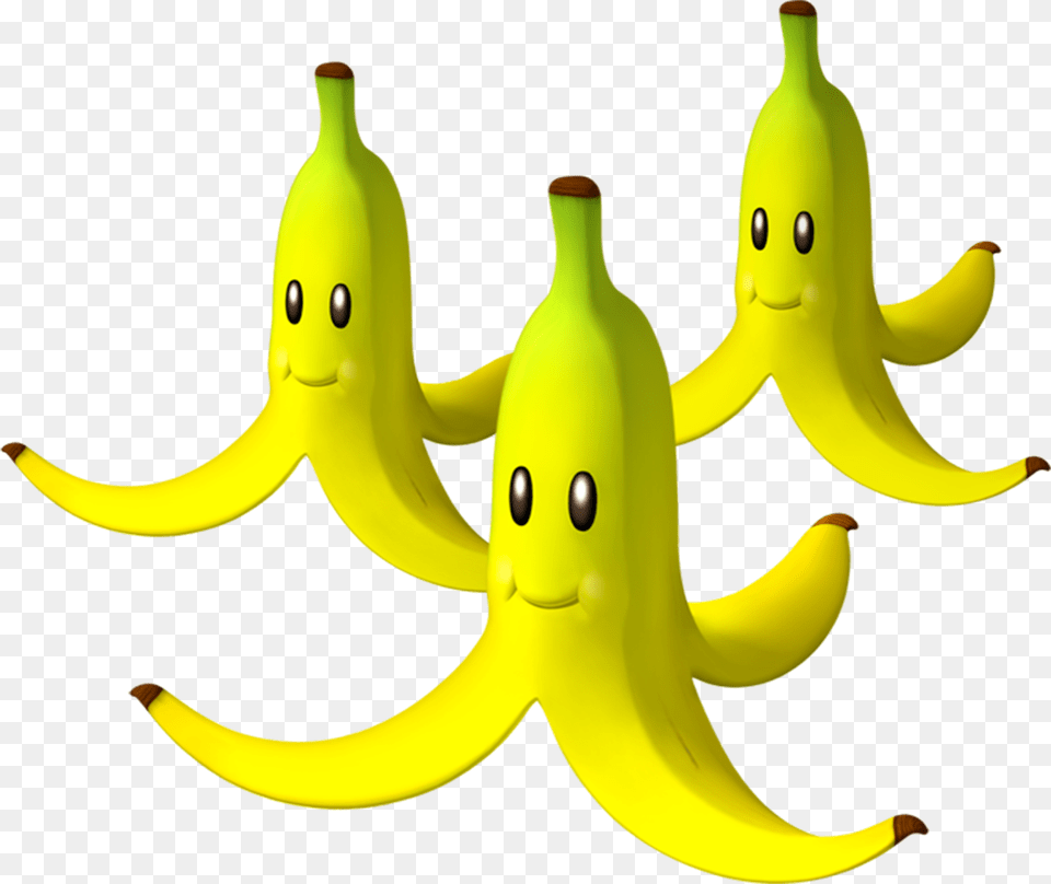 Mario Kart Racing Wiki Mario Kart Banana, Food, Fruit, Plant, Produce Free Png Download