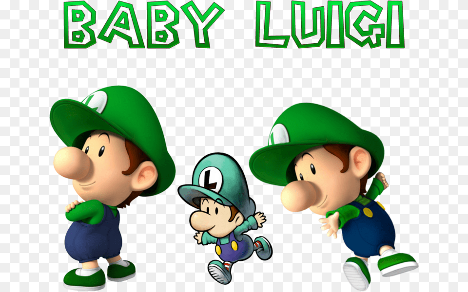 Mario Kart Tour Bebe Luigi, Baby, Person, Game, Super Mario Png Image