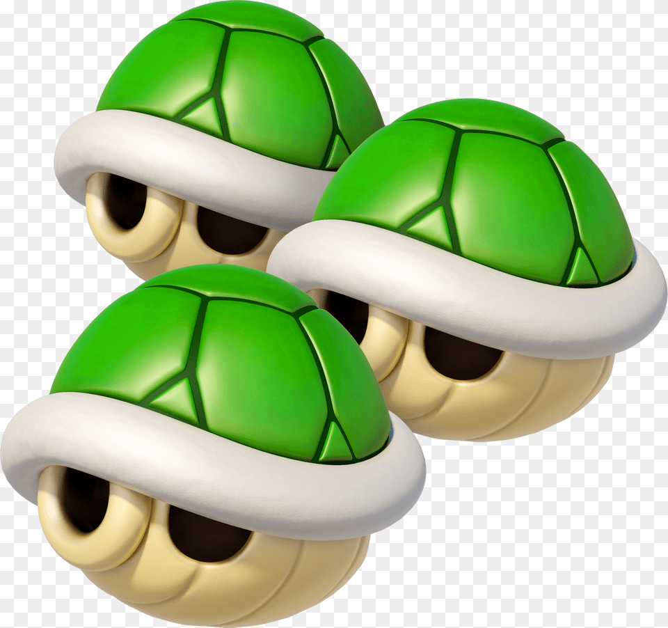 Mario Kart Triple Green Shell, Sport, Soccer Ball, Soccer, Football Free Transparent Png