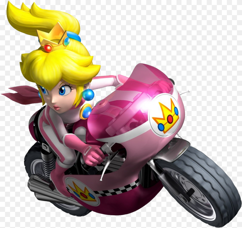 Mario Kart Wii Peach, Book, Comics, Publication, Motorcycle Png