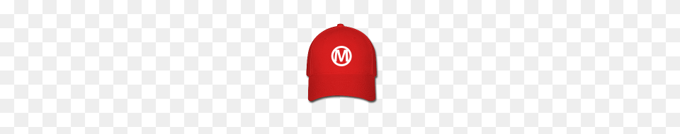 Mario Logo Color Baseball Cap Shopswell, Baseball Cap, Clothing, Hat, Hardhat Png Image