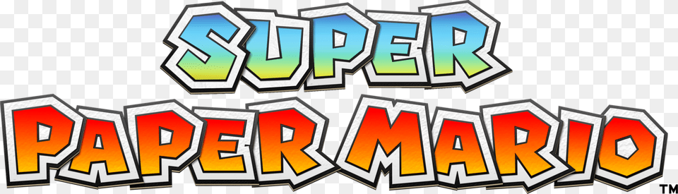Mario Logo Super Paper Mario Logo, Art, Graffiti, Text Free Png