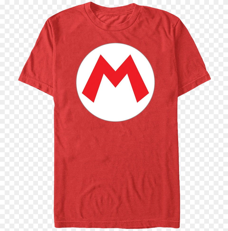 Mario Logo T Shirt Mario Logo T Shirt, Clothing, T-shirt Free Transparent Png