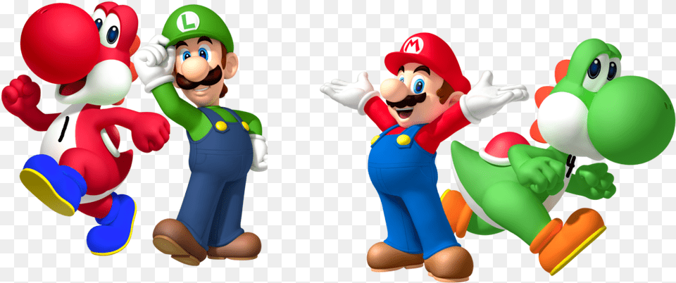 Mario Luigi Four And One Luigi, Game, Super Mario, Baby, Person Free Transparent Png