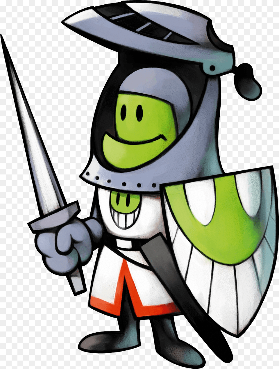 Mario Luigi Superstar Saga Artwork Mario And Luigi Superstar Saga Art, Knight, Person, People, Helmet Png