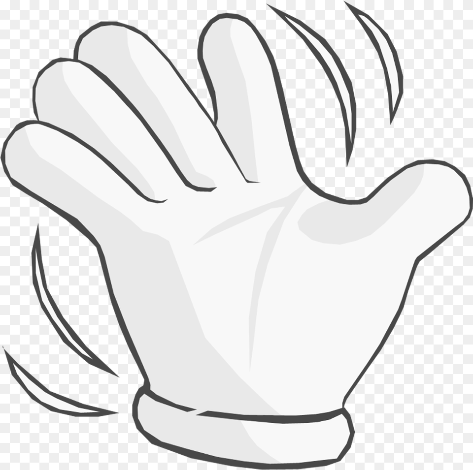 Mario Luigi Waving Hand Discord Emoji By Twin Gamer Mario Hand Emoji, Clothing, Glove, Person, Baseball Free Png Download