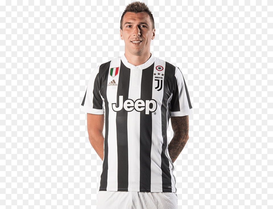 Mario Mandzukic Juventus, Clothing, T-shirt, Shirt, Adult Free Png Download
