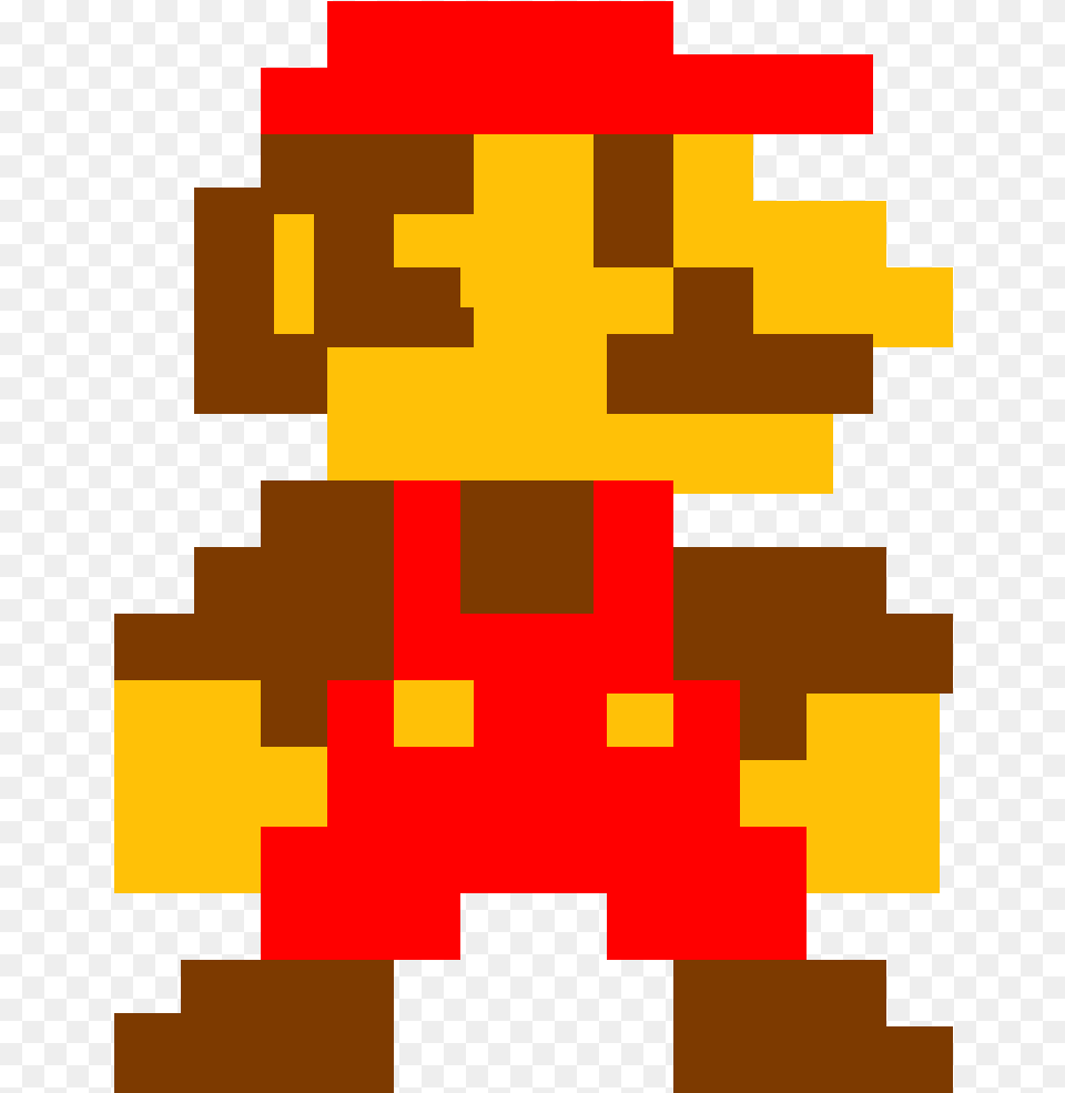Mario Mario 1985 Pixel Art, First Aid Free Png Download
