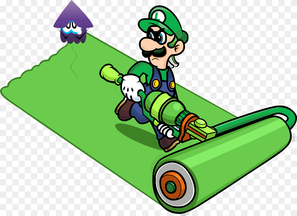 Mario Mario Luigi Green Clip Art Product Luigi Death Stare Splatoon, Grass, Lawn, Plant, Baby Free Png