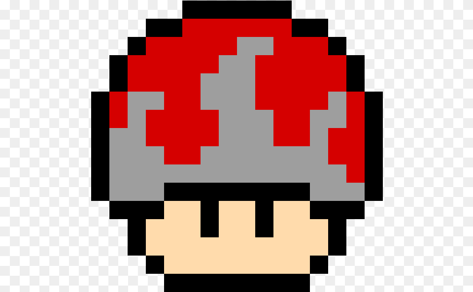 Mario Mushroom Pixel Art, First Aid, Logo Free Transparent Png