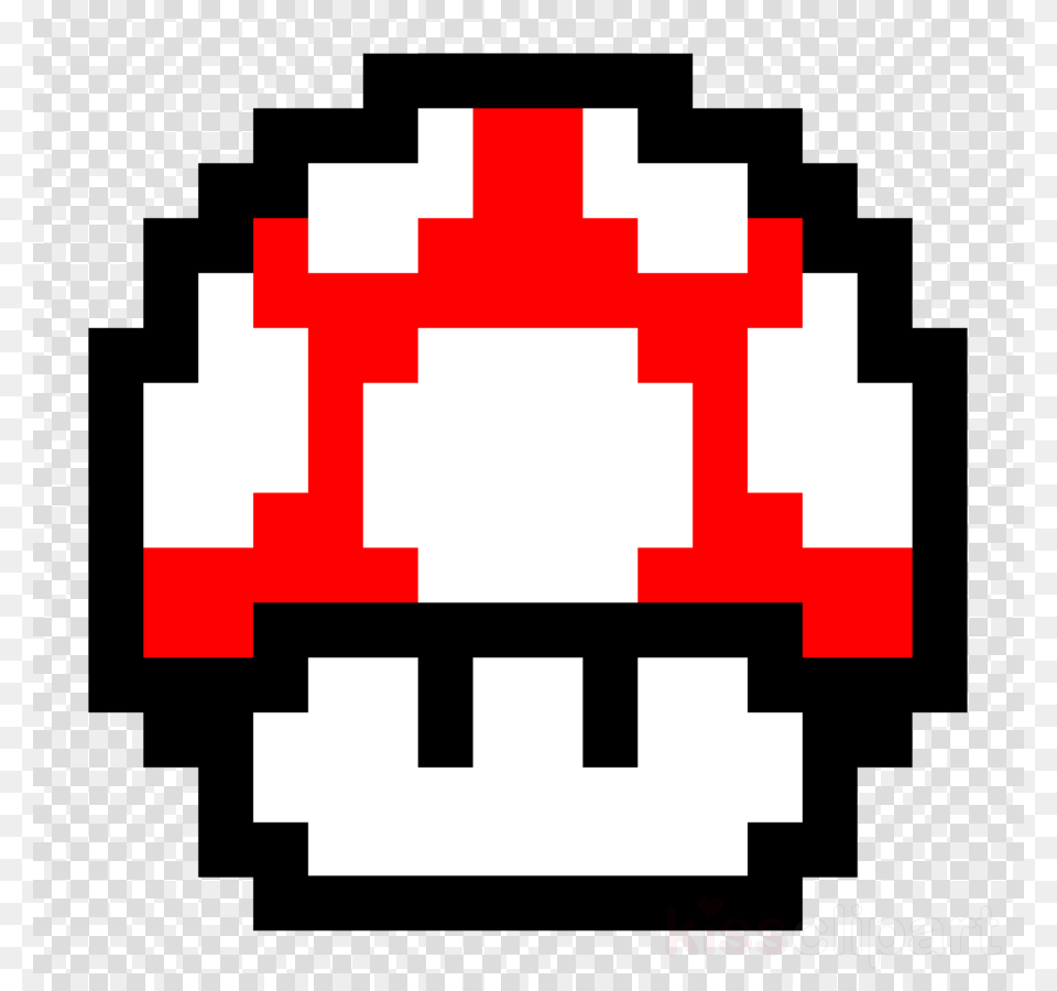 Mario Mushroom Pixel Clipart Super Mario World New Mario Mushroom Pixel, First Aid, Clothing, Glove Png Image