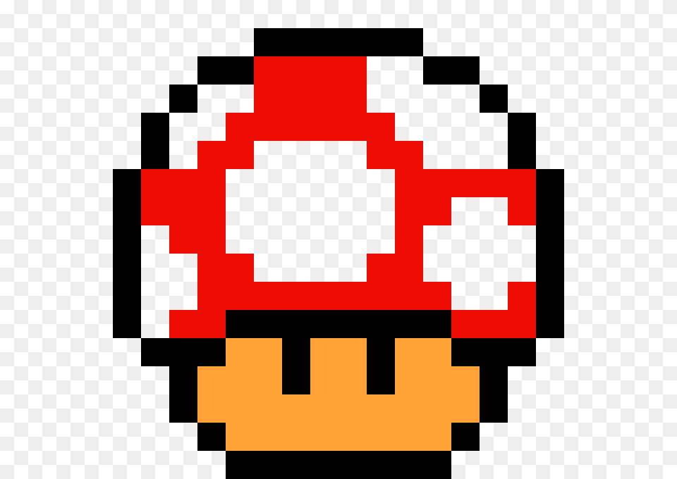 Mario Mushroom Pixel Image, First Aid Png