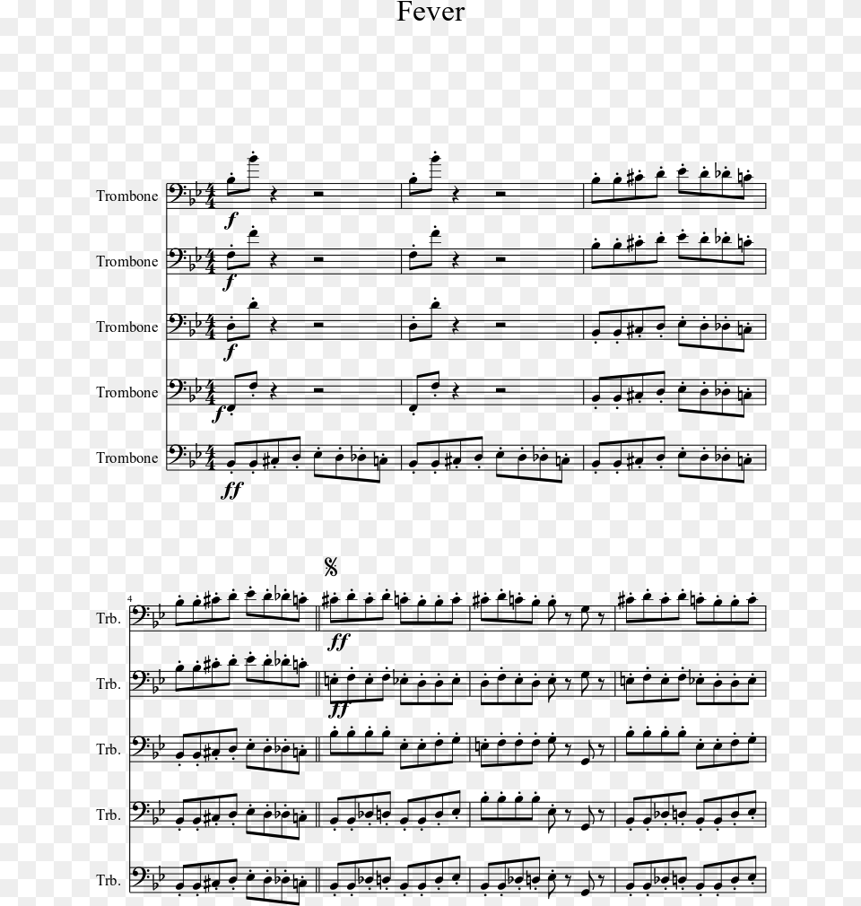 Mario O Canada Sheet Music Trombone, Gray Free Png