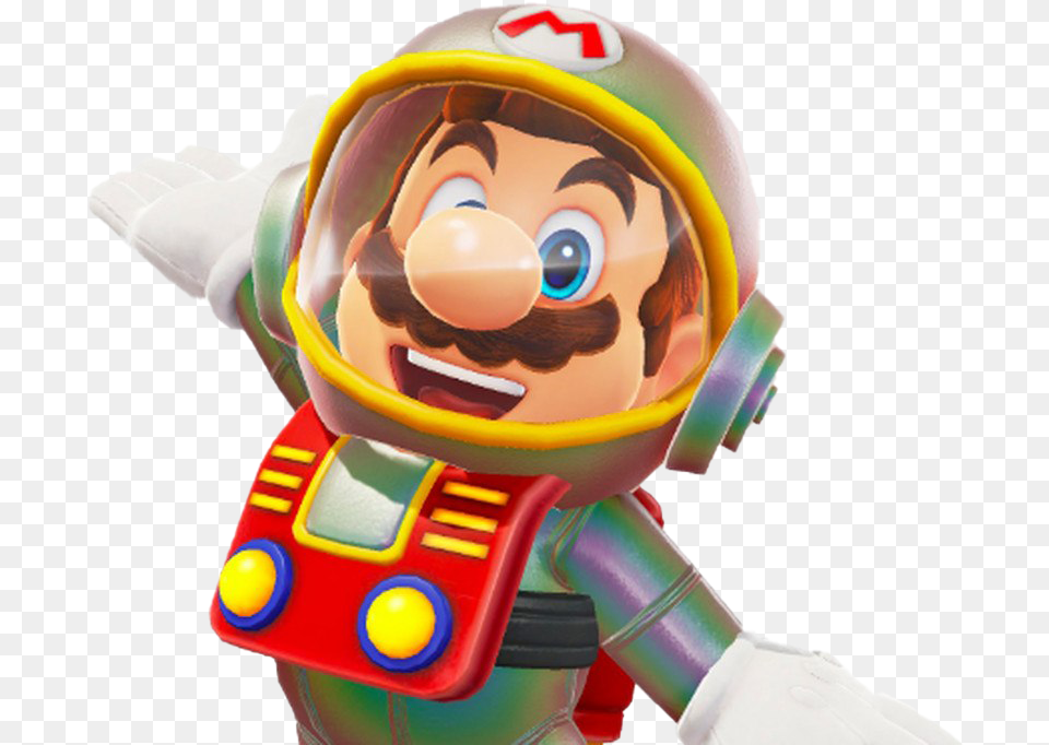 Mario Odyssey Images All Mario Odyssey Space Suit, Baby, Person, Face, Head Free Png Download