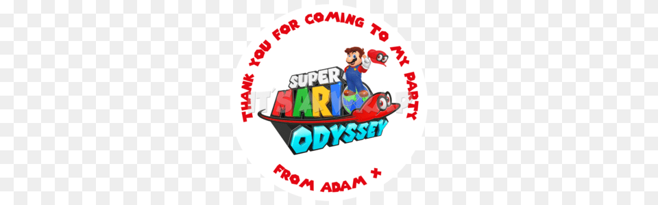 Mario Odyssey Sweet Cone Stickers Partywraps, Photography Png