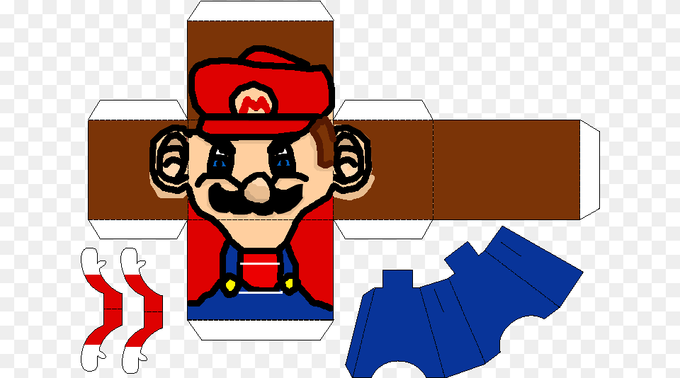 Mario Paper Toy, Baby, Person, Face, Head Free Png