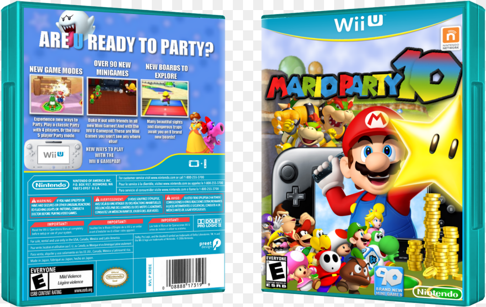Mario Party 10 Box Cover Sonic At The London 2012, Game, Person, Super Mario, Baby Free Png Download