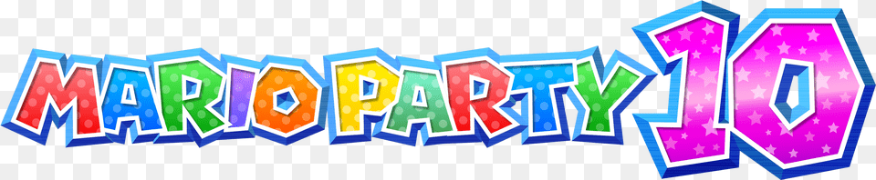 Mario Party 10 Logo Mario Party 10 Title, Art, Graffiti Free Png Download