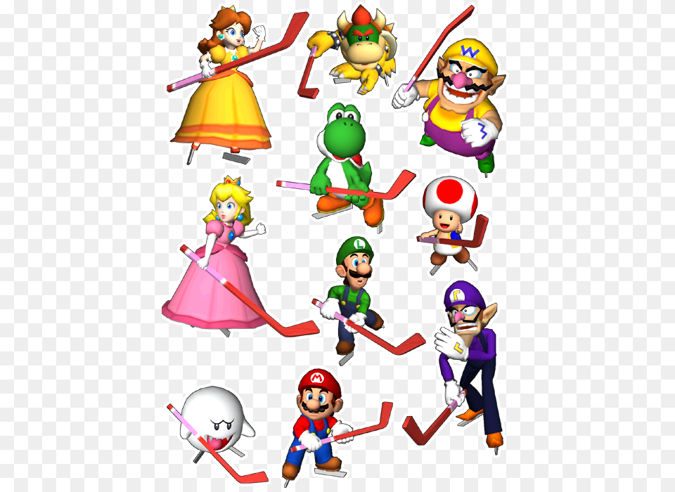 Mario Party 5 Mario, Baby, Person, Face, Head Png Image