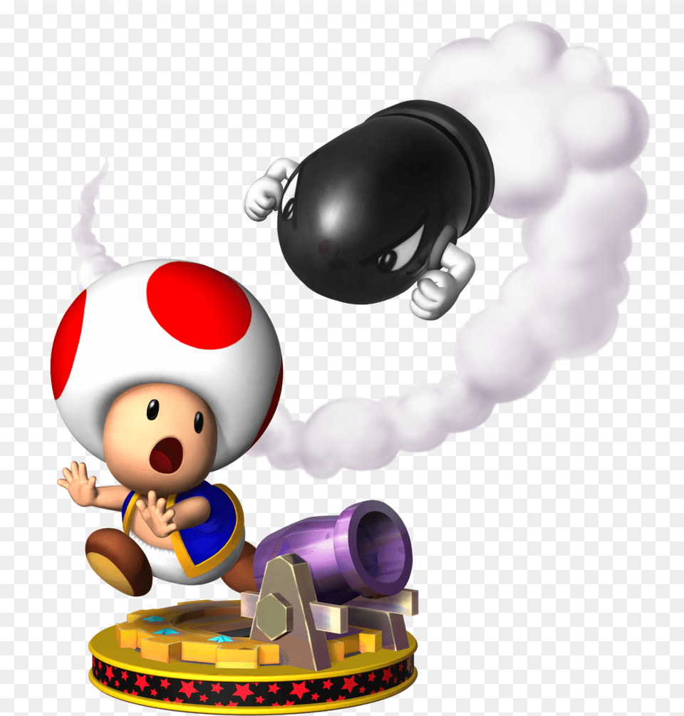 Mario Party 5 Toad Official Artwork Bullet Bill Super Mario Bill Blaster, Baby, Person, Face, Head Png