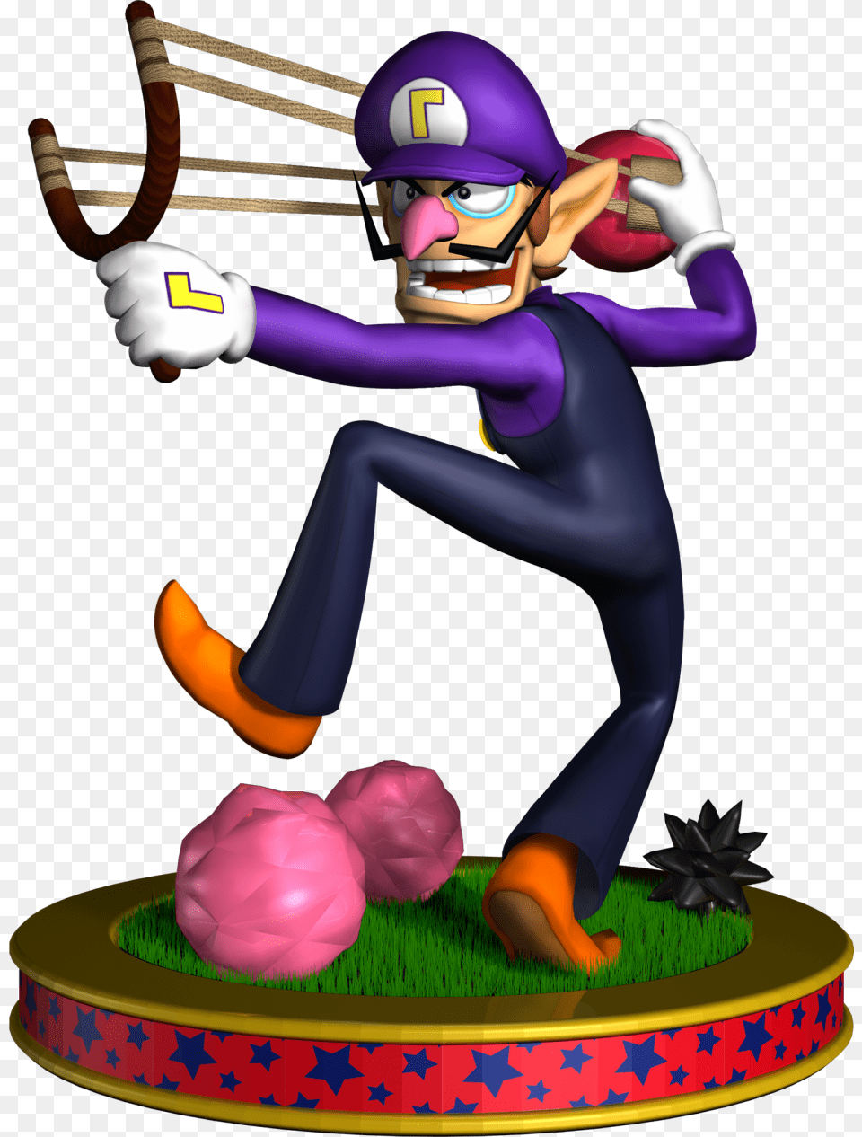 Mario Party 5 Waluigi, Baby, Person, Clothing, Footwear Free Transparent Png