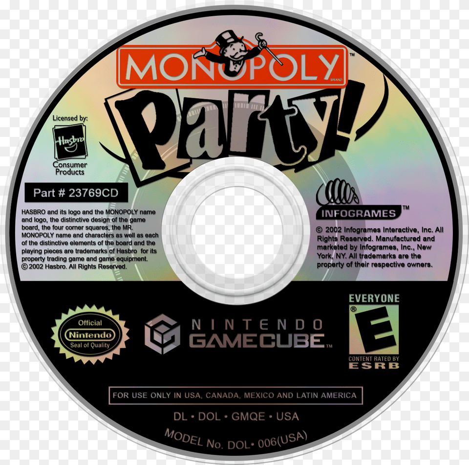 Mario Party 6 Gamecube Cds, Disk, Dvd, Baby, Person Free Png