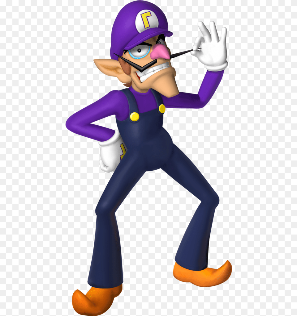 Mario Party 6 Transparent Waluigi, Baby, Person, Performer Free Png