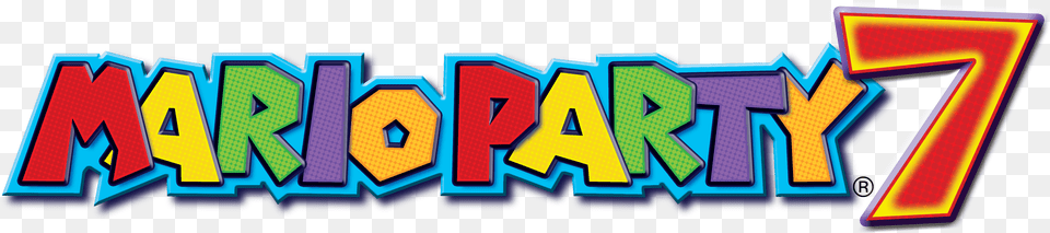 Mario Party 7 Title, Art, Graffiti, Text Free Png Download