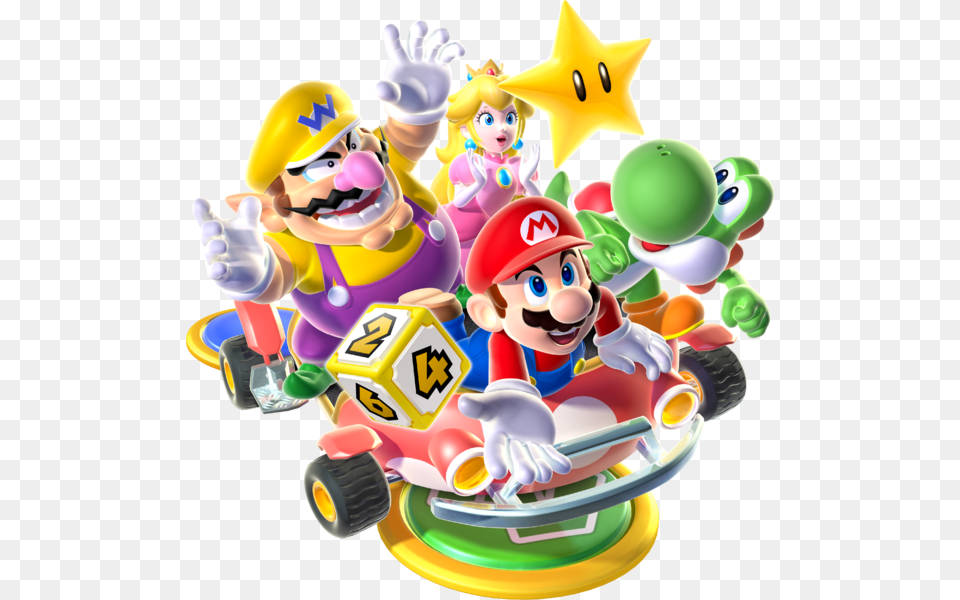 Mario Party 9 Car Juegos De Wii Mario Party, Baby, Person, Cake, Cream Free Transparent Png