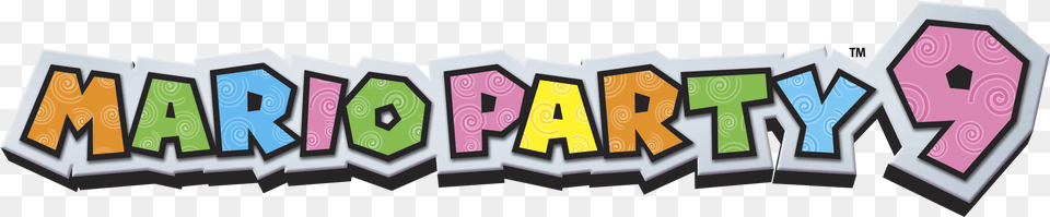 Mario Party 9 Logo, Art, Graffiti Png