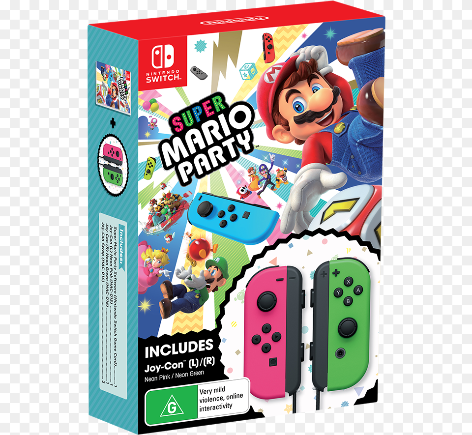 Mario Party Joy Con Nintendo Switch Mario Party Bundle, Electronics, Phone, Mobile Phone, Baby Png Image