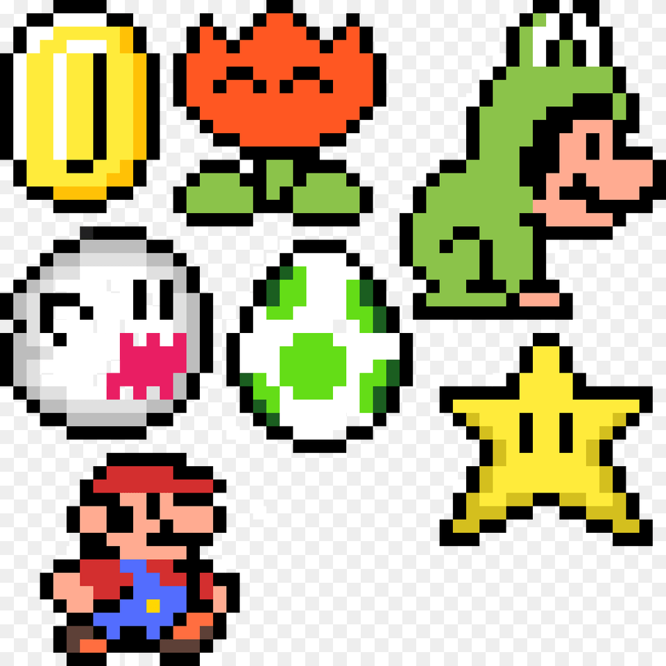 Mario Pixel Art Pack Mario Frog, Qr Code Png