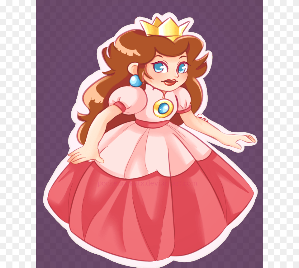 Mario Princess I Did Wanted To Make Super Mario Bros 3 Cartoon Peach, Baby, Person, Book, Comics Free Transparent Png