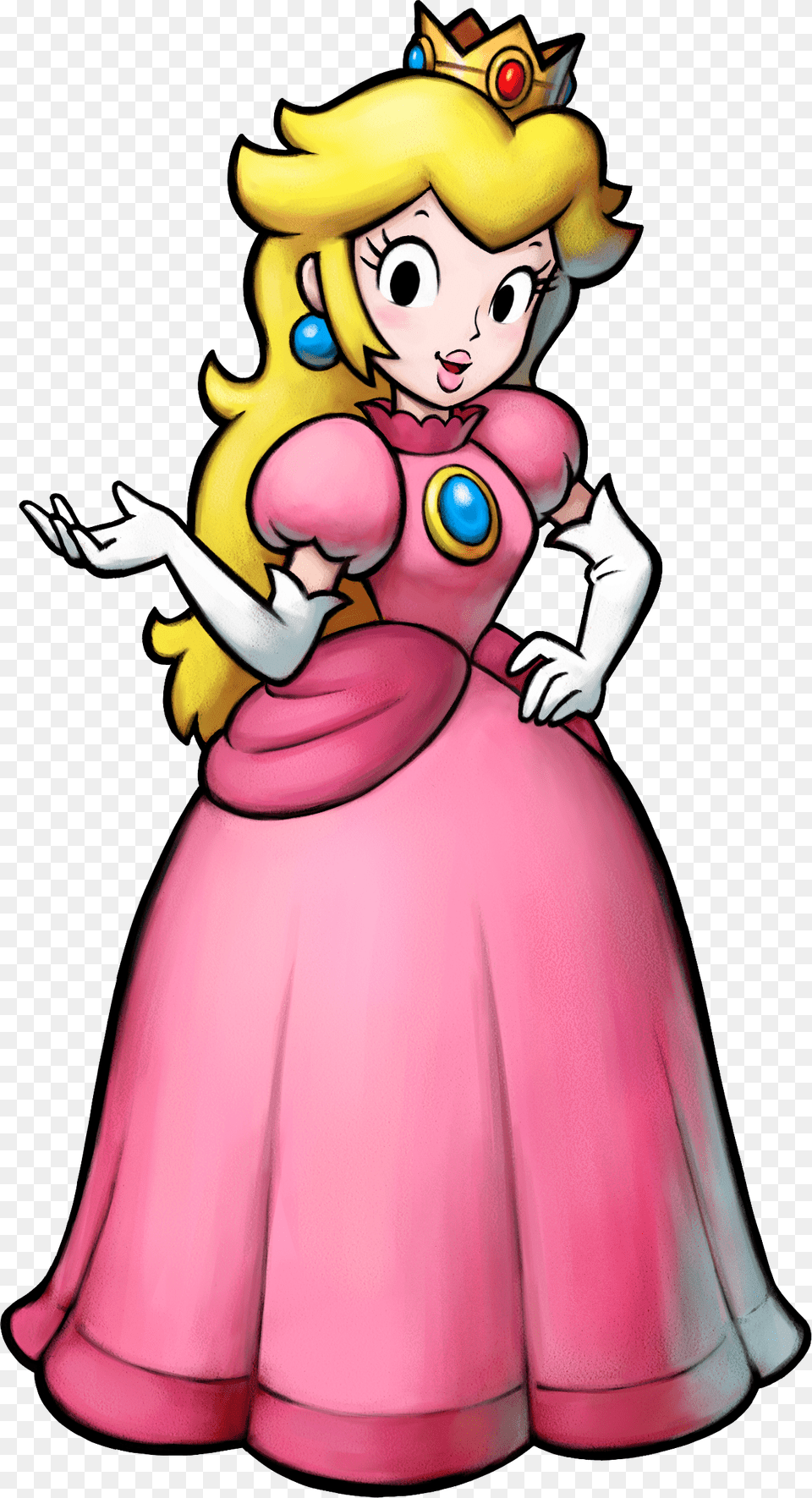 Mario Princess Peach Mario Bros Princesa Peach, Person, Cartoon, Face, Head Png Image