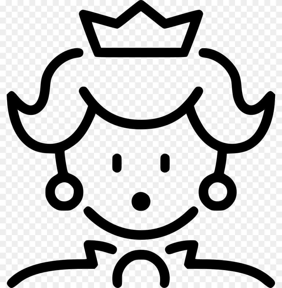 Mario Queen Comments Queen Icon, Stencil, Bow, Weapon Free Png