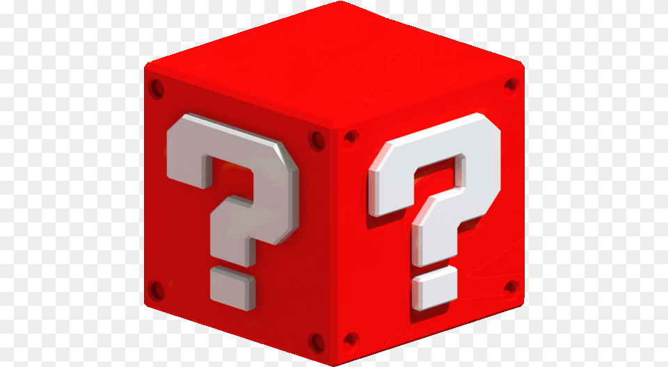 Mario Question Block Mario Question Block Red, Electrical Device, Switch, Text, Mailbox Png