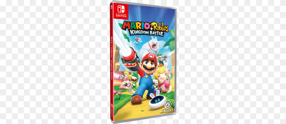 Mario Rabbids Kingdom Battle Box Art Mario Rabbids Kingdom Battle Game, Super Mario, Baby, Person Png