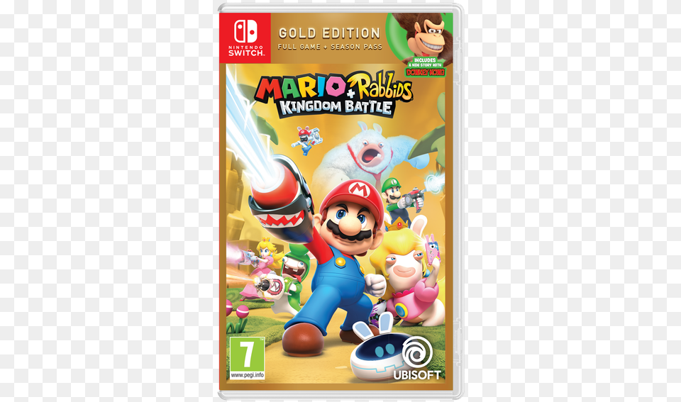 Mario Rabbids Kingdom Battle Gold Edition, Game, Super Mario, Baby, Person Png Image