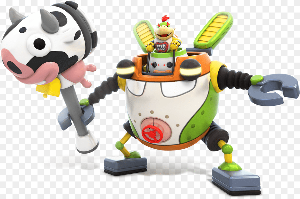 Mario Rabbids Kingdom Battle Mecha Jr, Toy, Robot Free Png