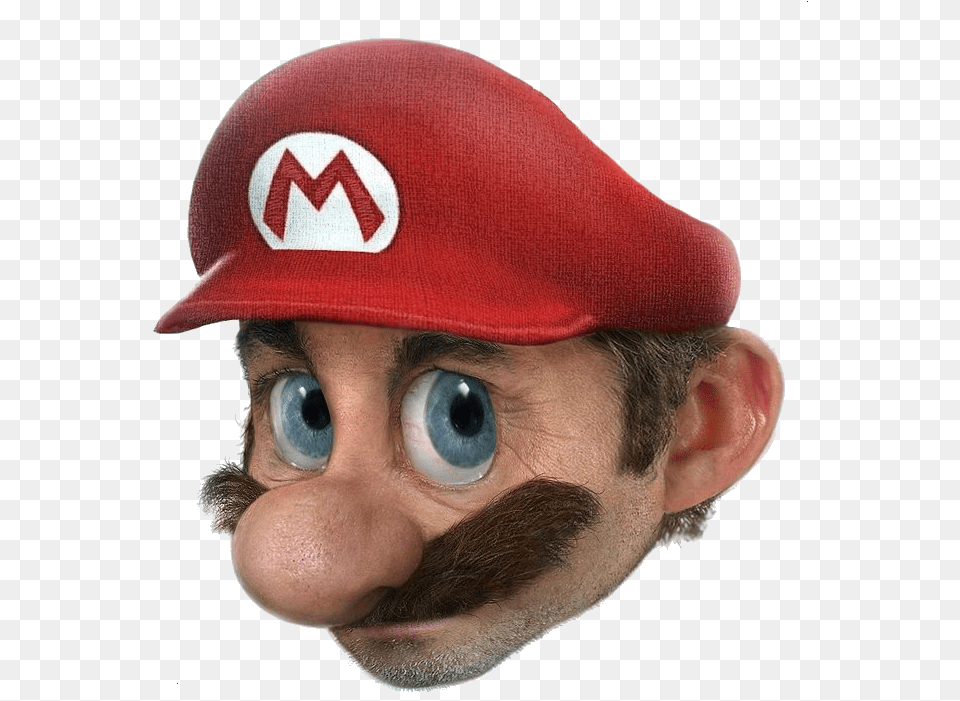 Mario Real, Person, Head, Hat, Face Free Png