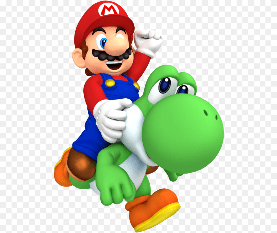 Mario Ride On Yoshi, Game, Super Mario, Baby, Person Png