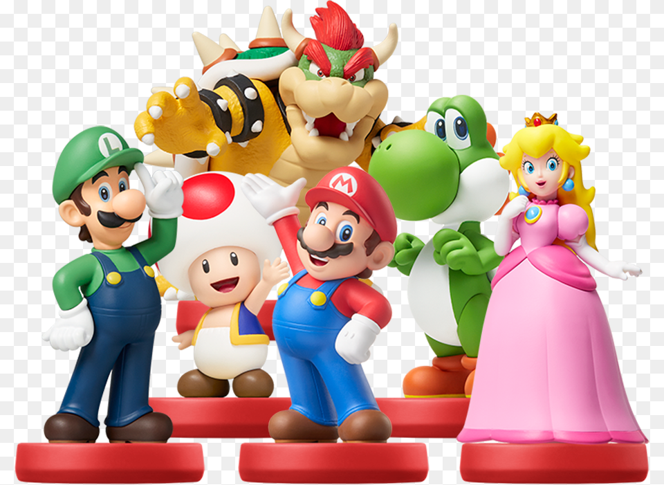 Mario Series Amiibo, Doll, Toy, Baby, Person Free Transparent Png