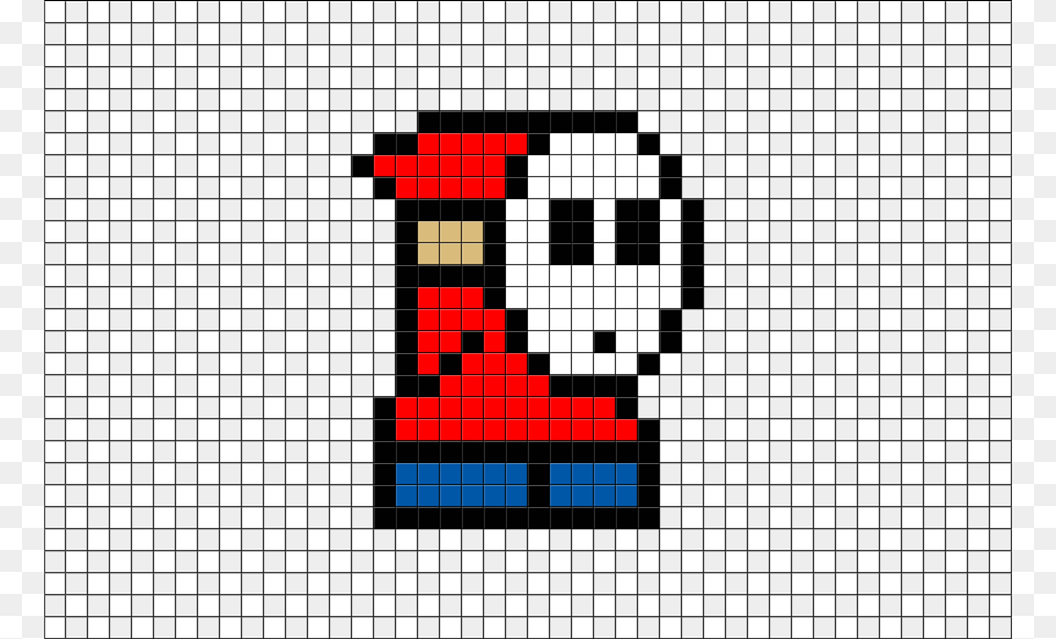 Mario Shy Guy Pixel Art, Game Png